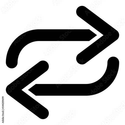 loop arrow interface direction pointer selection icon