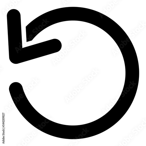 undo arrow interface direction pointer selection icon