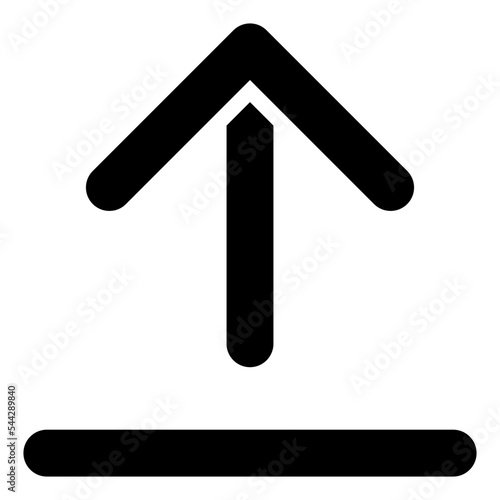 upload arrow interface direction pointer selection icon