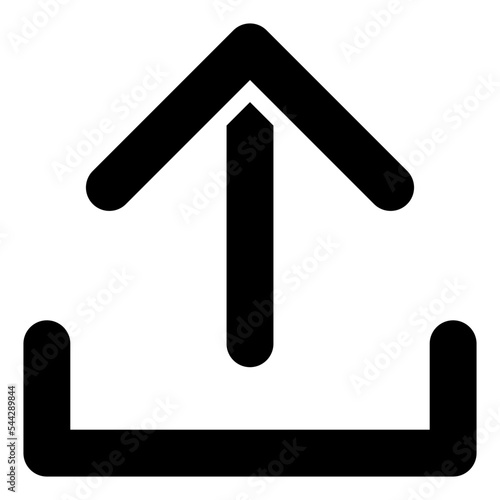 upload arrow interface direction pointer selection icon