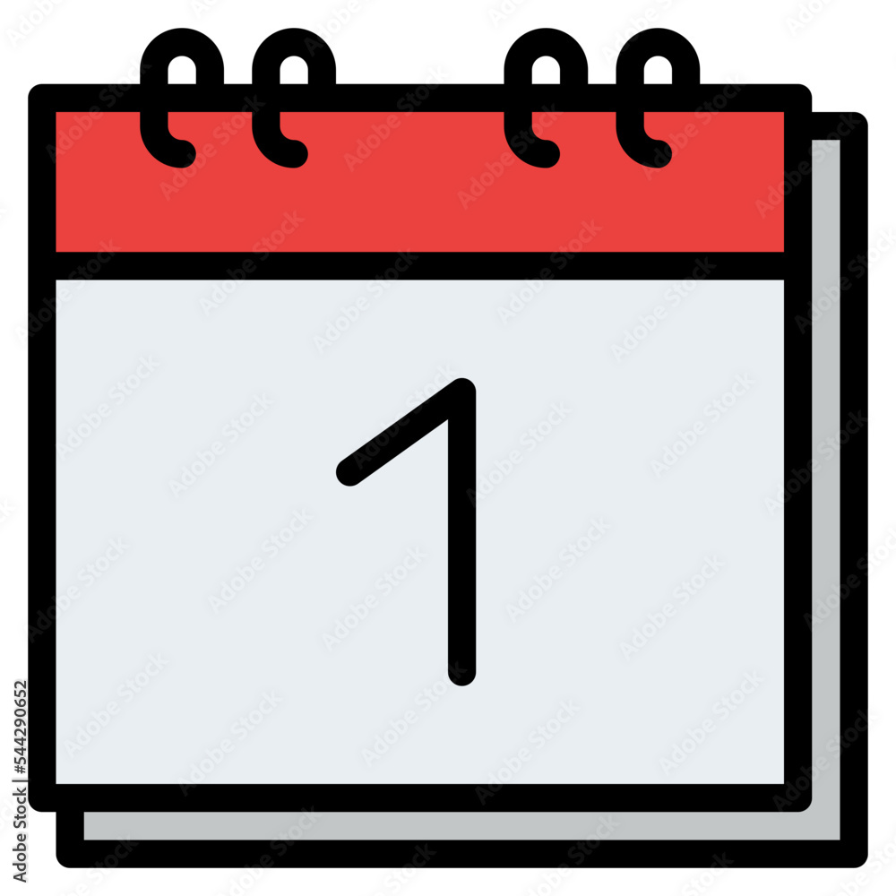 1 st day calendar date time icon 1 st day calendar date time icon