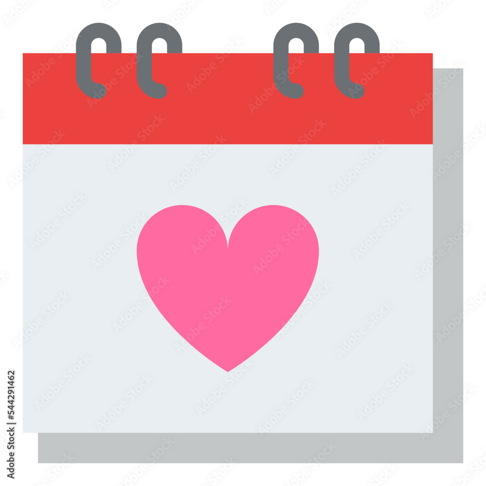 valentine day calendar date time icon valentine day calendar date time icon