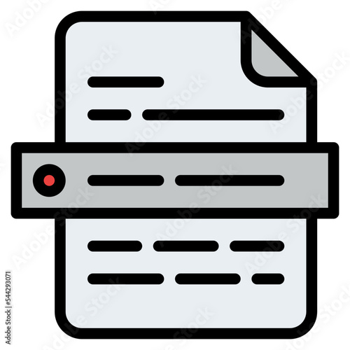 debug file document digital icon