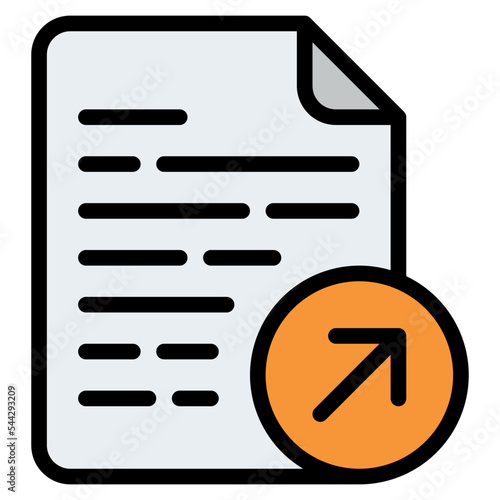 share file document digital icon