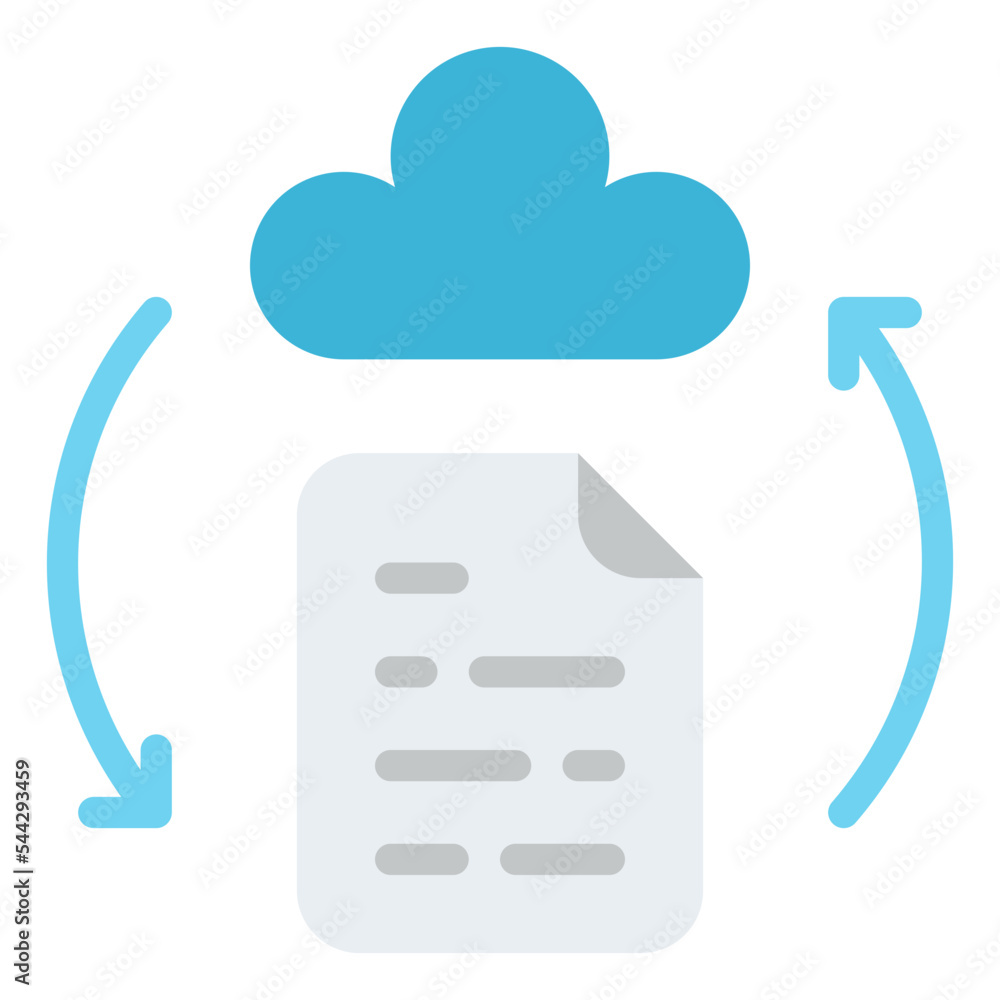 clould file document digital icon clould file document digital icon