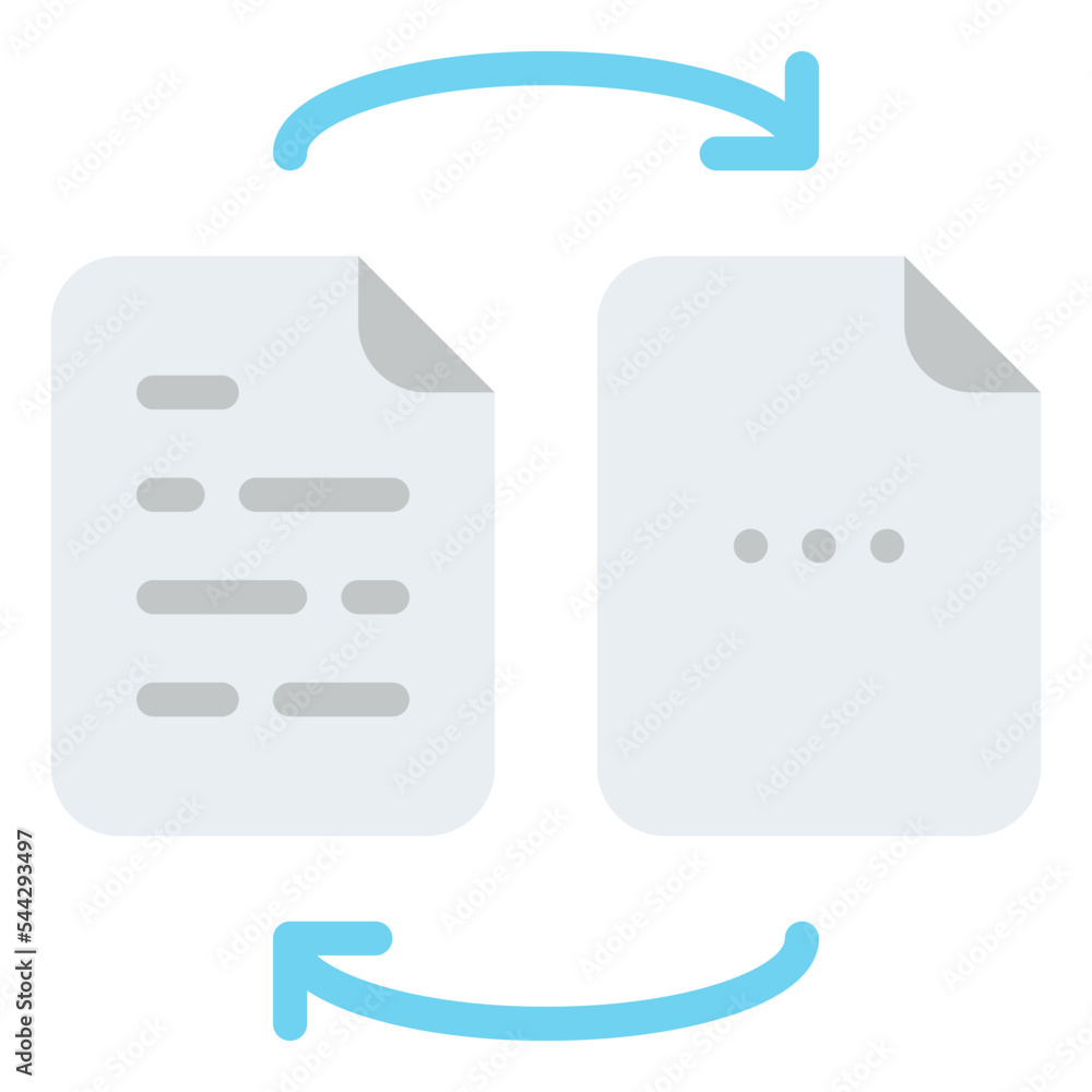 convert file document digital icon convert file document digital icon