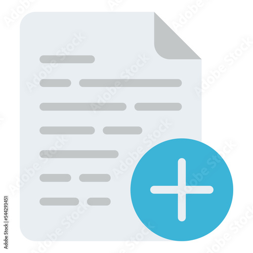 add file document digital icon