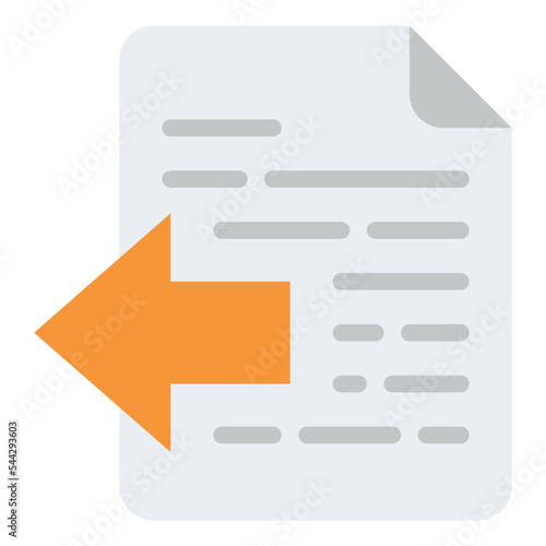 previous file document digital icon