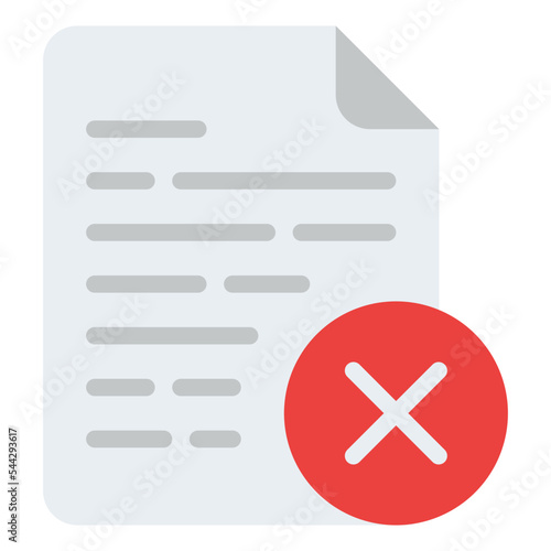 remove file document digital icon