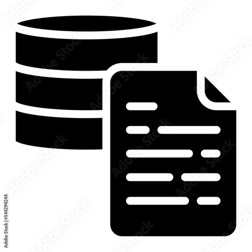 database file document digital icon