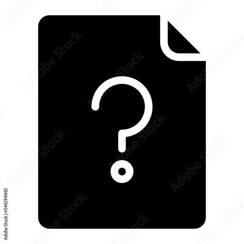 unknown file document digital icon