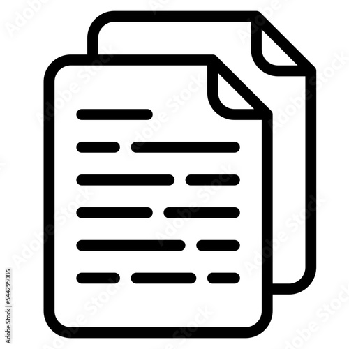 copy file document digital icon