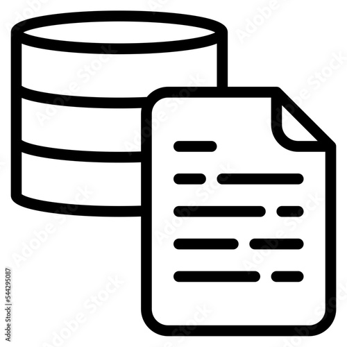 database file document digital icon