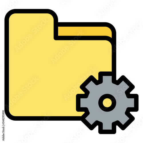 option folder file document digital icon