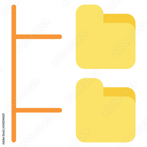 level folder file document digital icon