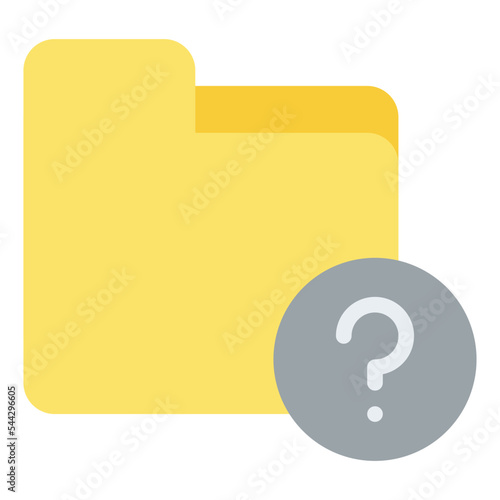 unknown folder file document digital icon