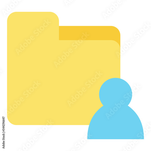user folder file document digital icon