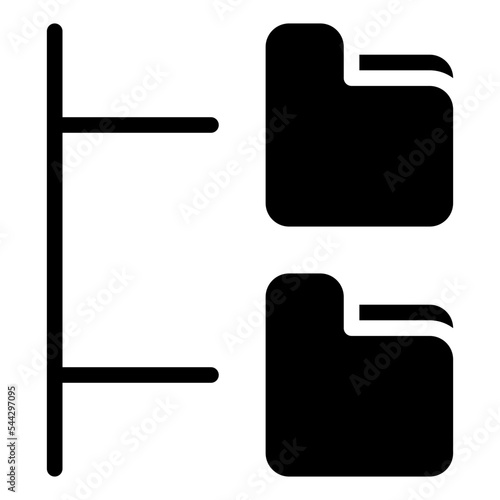 level folder file document digital icon