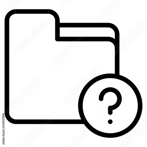 unknown folder file document digital icon