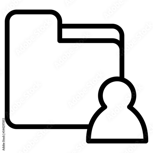 user folder file document digital icon