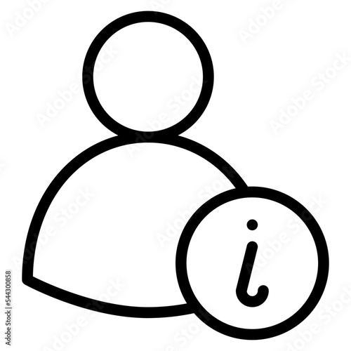 infomation user info member profile icon