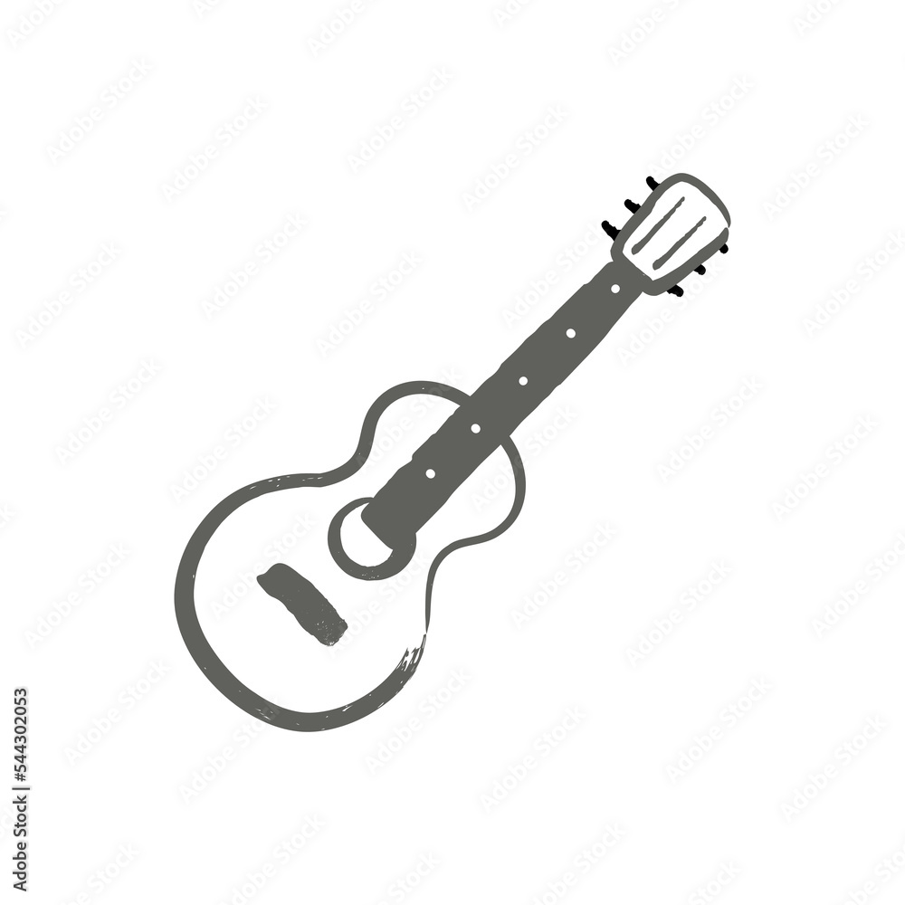 Obraz premium guitar isolated on white