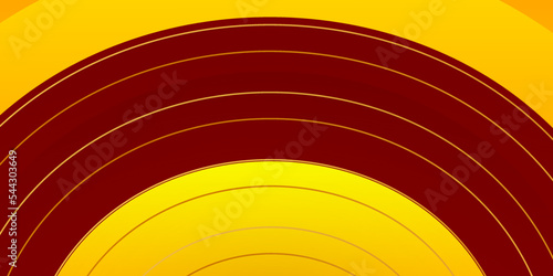Modern yellow gradient on red background
