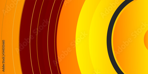 Modern yellow gradient on red background