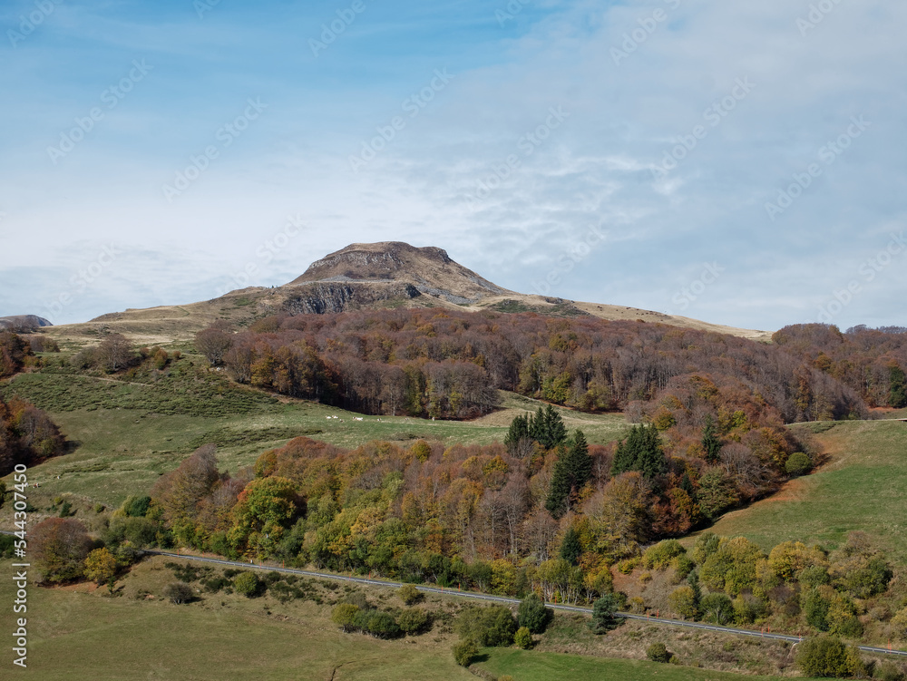 landscape of the mountains