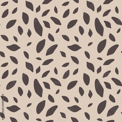 Seamless pattern with Trematodes Helminths - vector background