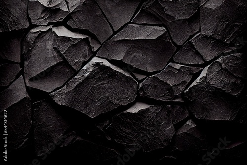 Very Dark and grey grainy stone texture illustration