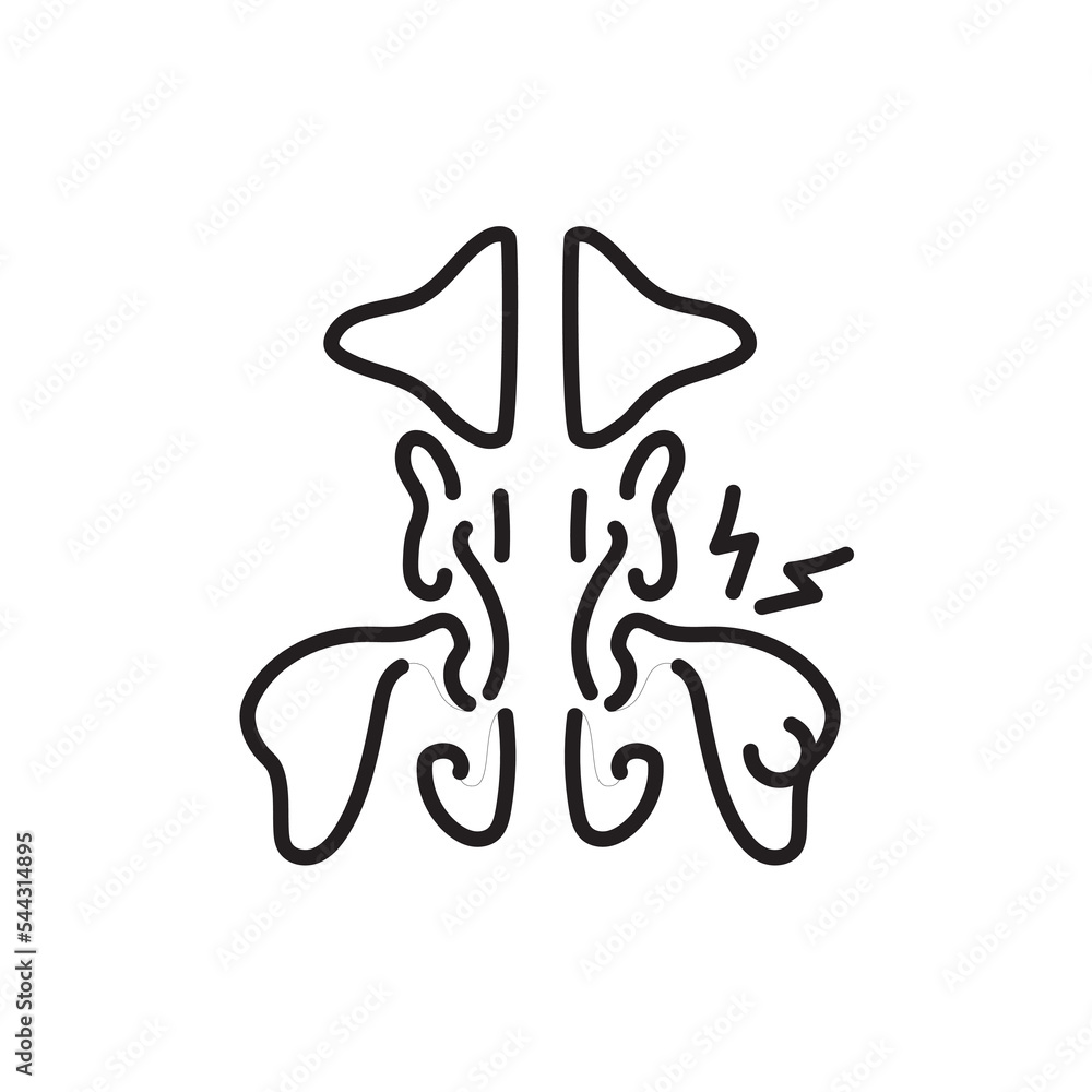 Obraz premium Cancer color line icon. Pictogram for web page