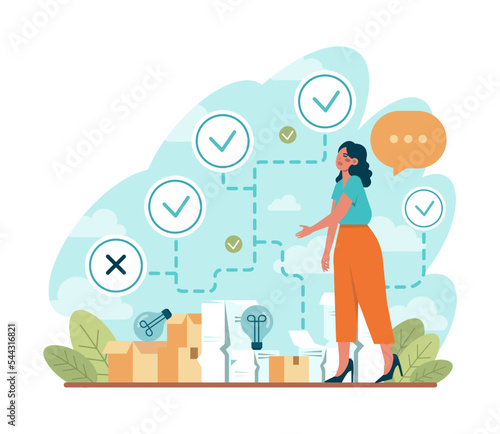 Searching for opportunities, decisions, new ideas. Characters looking