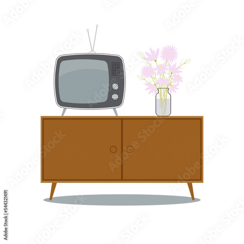 retro tv set