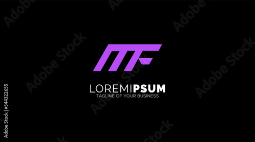 
MF, FM, M, F Letters Logo design Abstract Monogram vector
