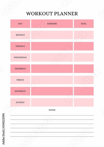 Workout Planner