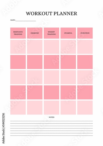 Workout Planner