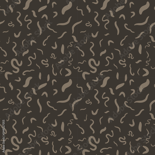 Ascariasis Intestinal Worms vector concept Seamless pattern