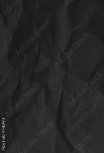 Crumpled black sheet