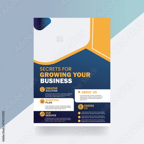 Flyer design business corporate flyer design banner business template 