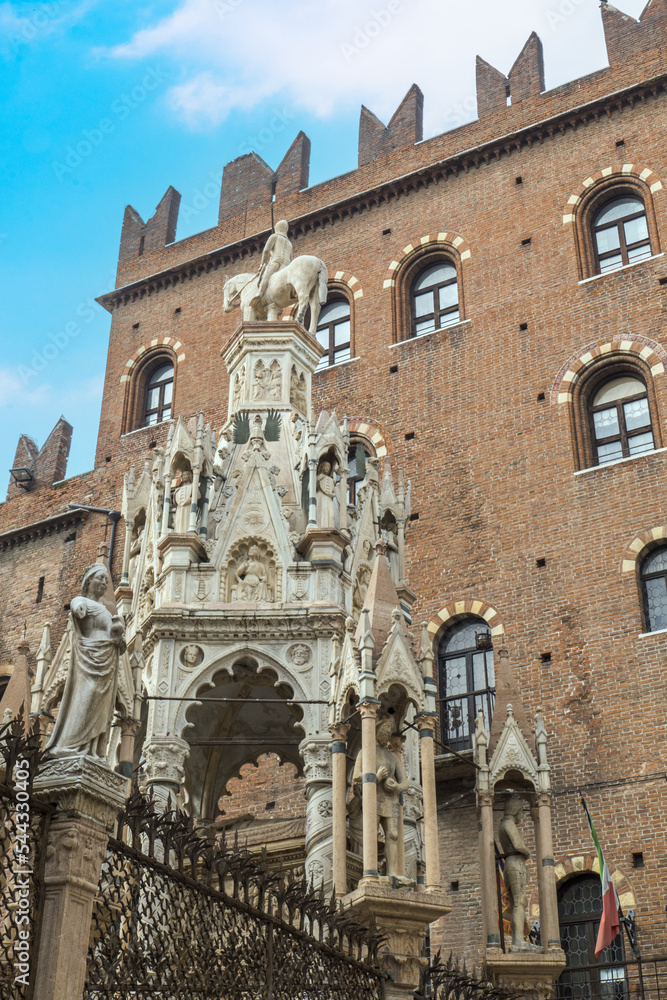 The beautiful Arche Scaligere in Verona