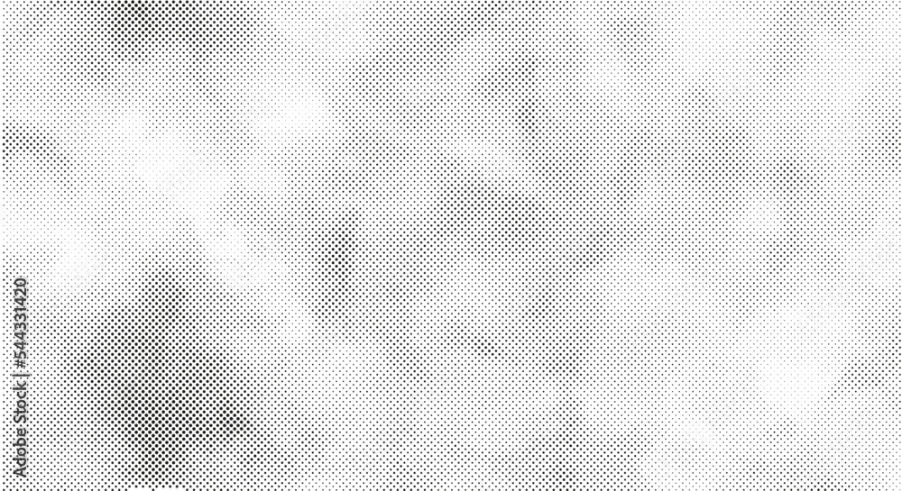 Vector Dot Texture - Pattern - Monochrome Abstrac Background - obrazy, fototapety, plakaty 