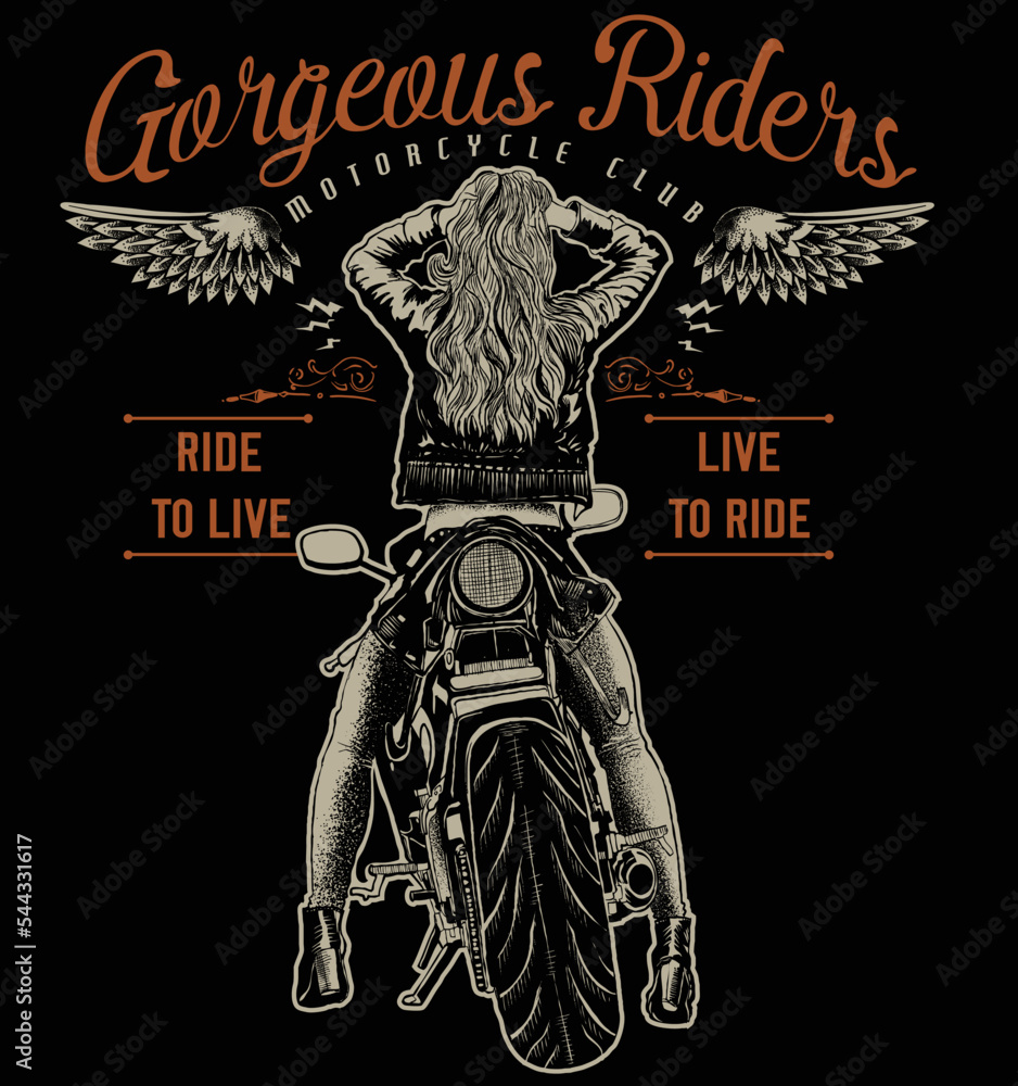 Girls ride on motorbike best sale