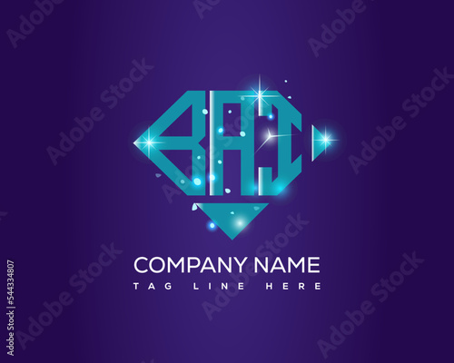 BAI letter logo creative design. BAI unique design.
