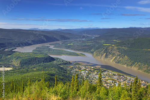 Photos River Yukon and Dawson City, Yukon Territory, Canada