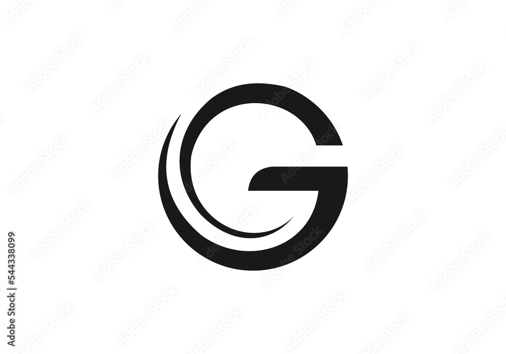 initial logo letter GC round triangle initial company icon business logo background illustration initial logo letter GC round triangle initial company icon business logo background illustration