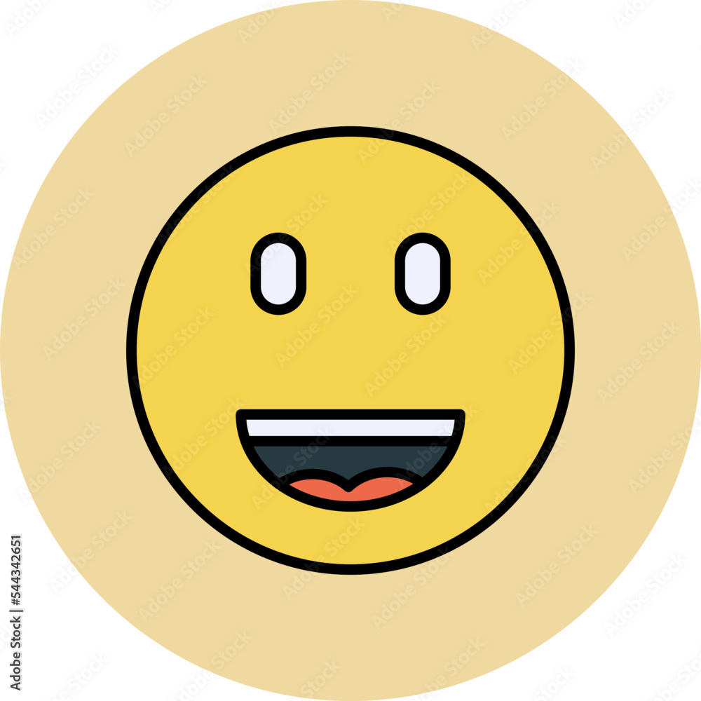 Fototapeta premium Happy Icon