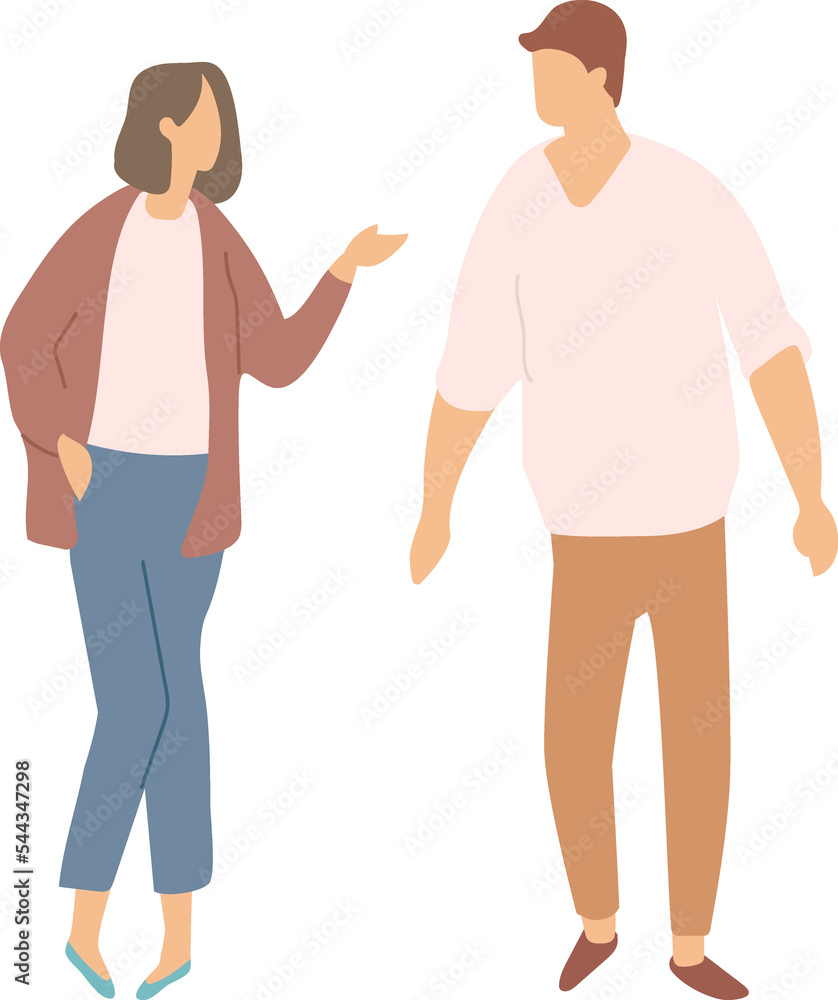 Fototapeta premium People silhouette
