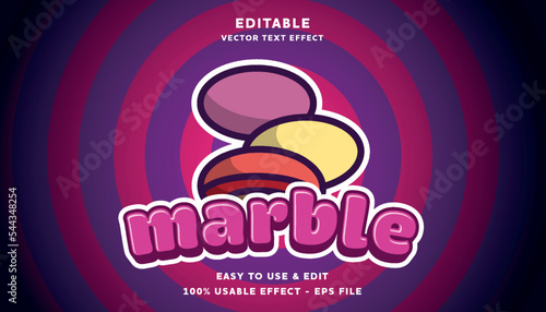 marble editable logotype with modern and simple style, usable for logo or campaign title