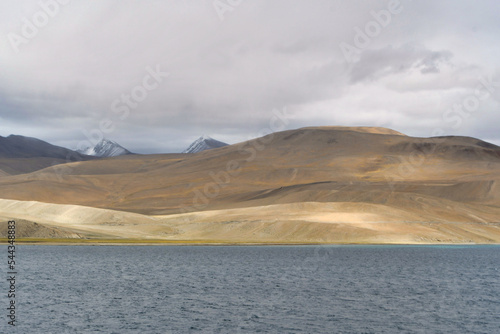 Tso Moriri is a lake in the Changthang Plateau of Ladakh in India. The lake and surrounding area are protected as the Tso Moriri Wetland Conservation Reserve. The lake is at an altitude of 4 522 m.